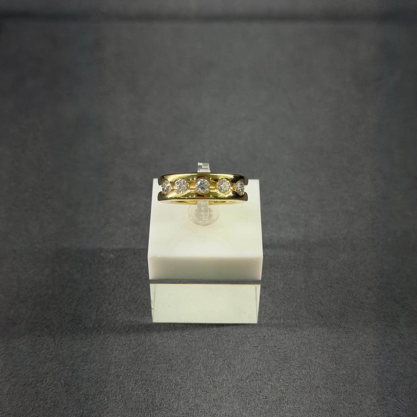 935er Silberring vergoldet