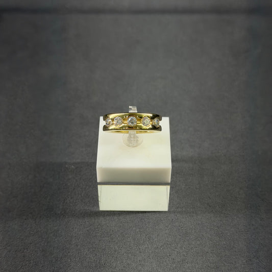 935er Silberring vergoldet