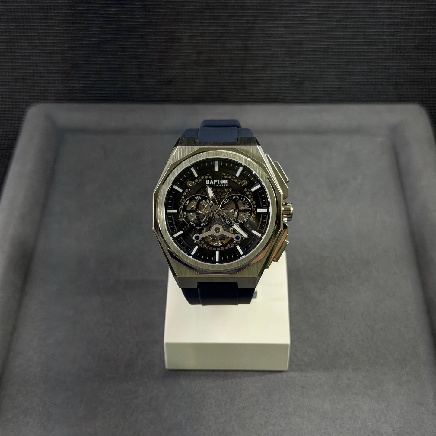 Raptor Skelettiert Silber