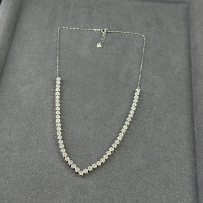 925er Silber Collier mit Zirkonia Steinen