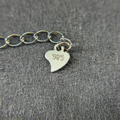 925er Silber Collier mit Zirkonia Steinen