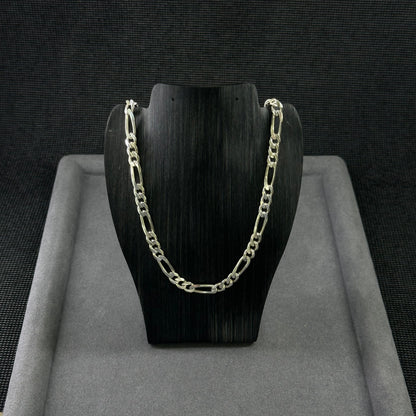 925er Silber Flachpanzer Figarokette